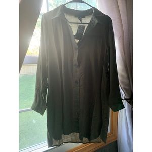 Streetwear Society button down shirt dress